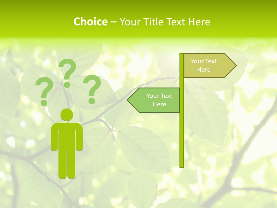 Trees Summer Spring PowerPoint Template