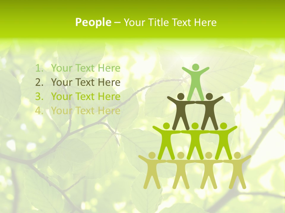 Trees Summer Spring PowerPoint Template