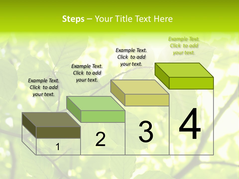 Trees Summer Spring PowerPoint Template
