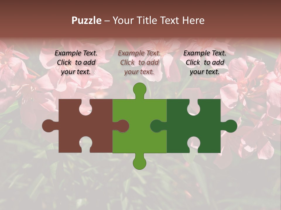 Colourful Plant Postcard PowerPoint Template