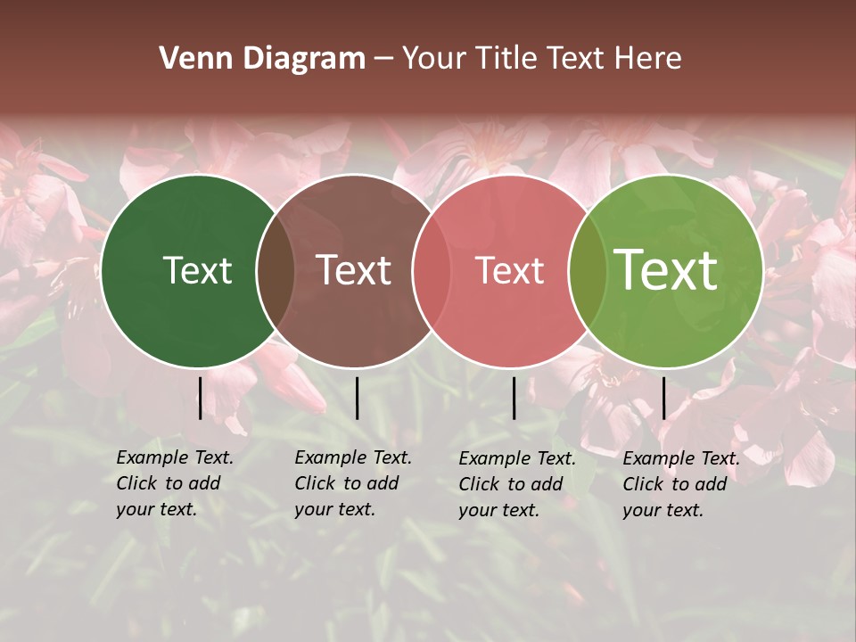 Colourful Plant Postcard PowerPoint Template