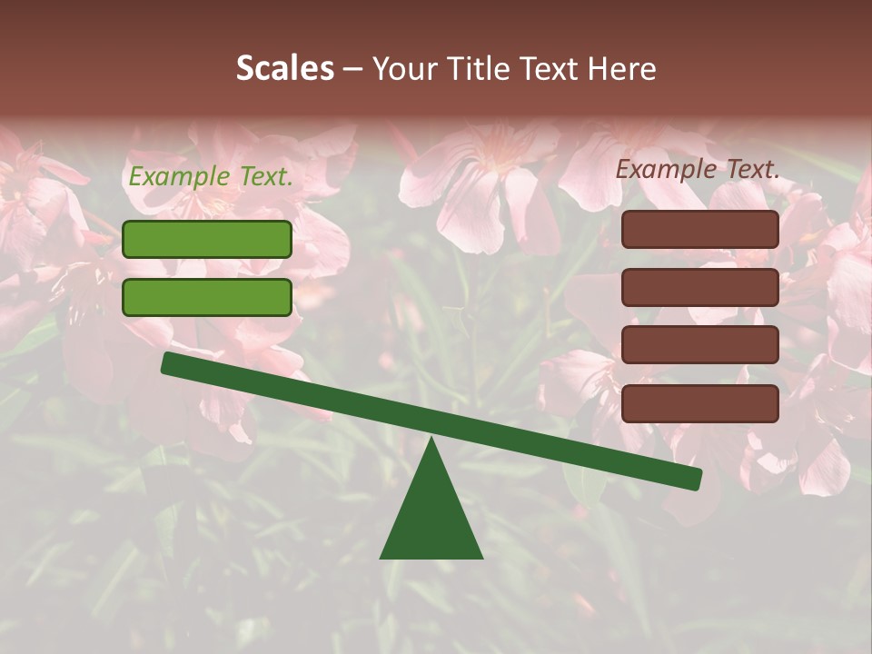 Colourful Plant Postcard PowerPoint Template