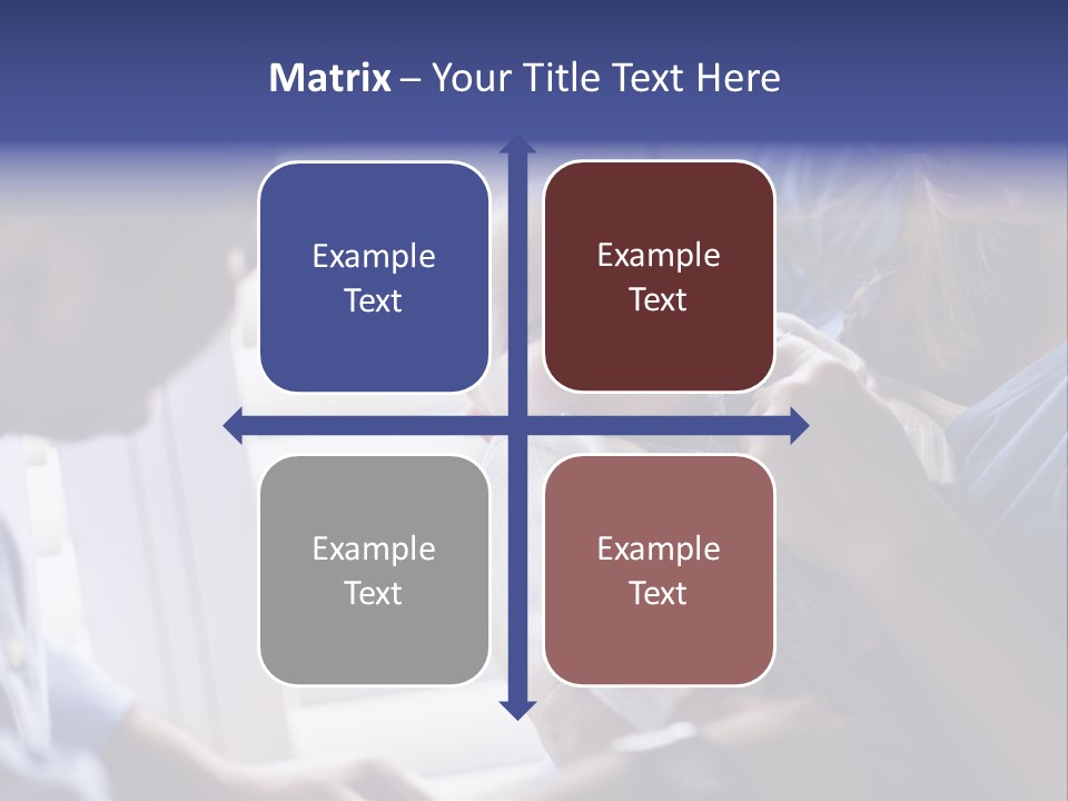 Well Being Blue Gym PowerPoint Template