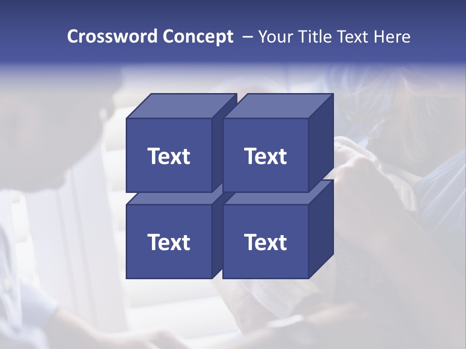 Well Being Blue Gym PowerPoint Template