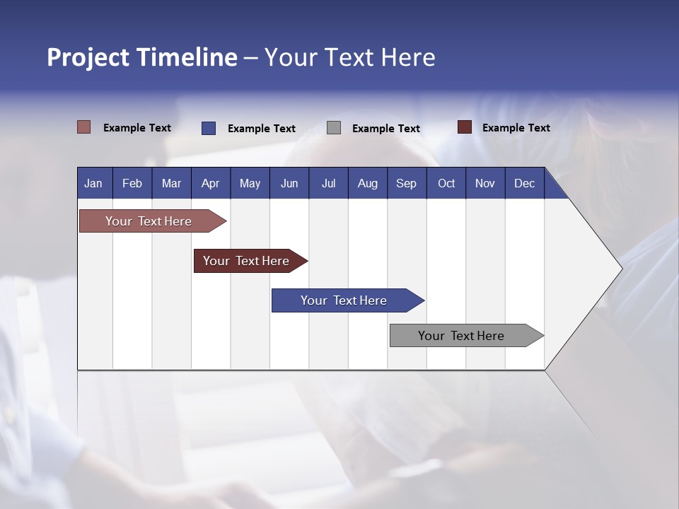 Well Being Blue Gym PowerPoint Template