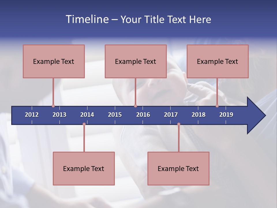 Well Being Blue Gym PowerPoint Template