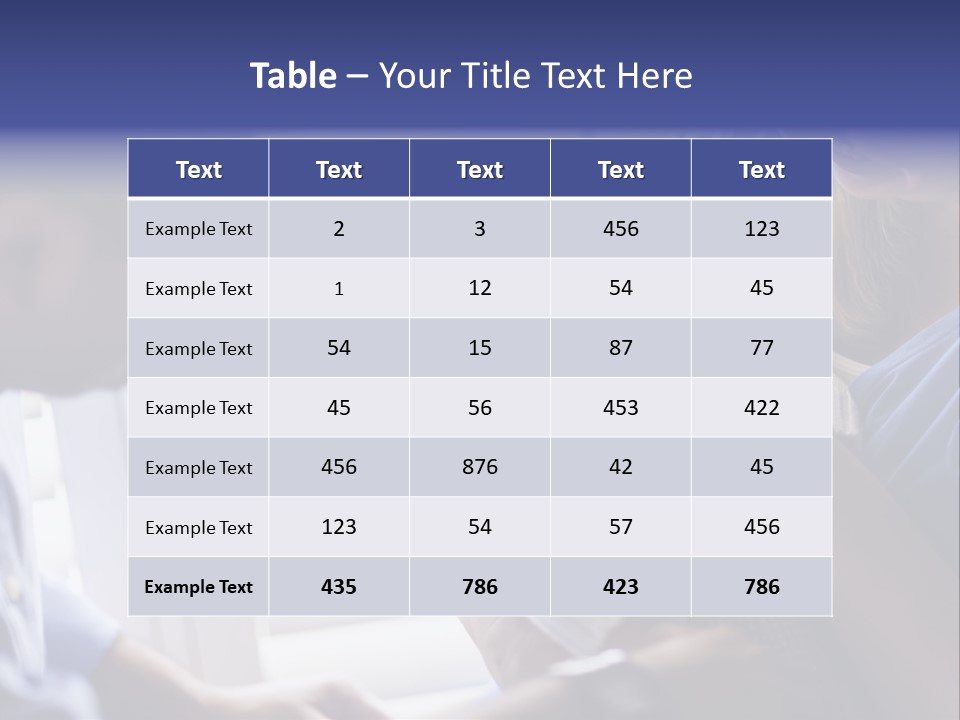 Well Being Blue Gym PowerPoint Template