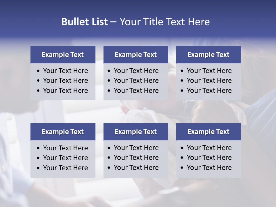 Well Being Blue Gym PowerPoint Template