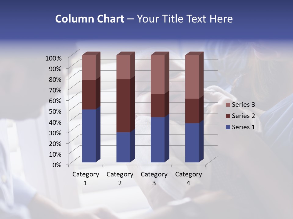 Well Being Blue Gym PowerPoint Template