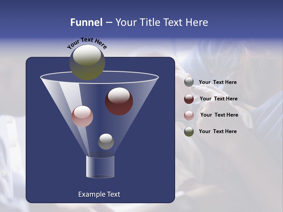 Well Being Blue Gym PowerPoint Template