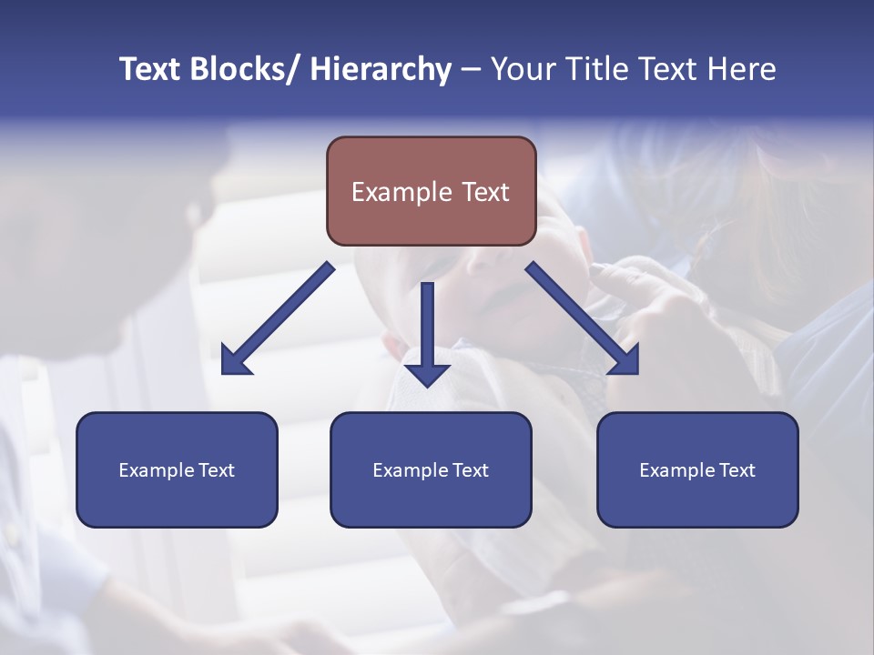 Well Being Blue Gym PowerPoint Template