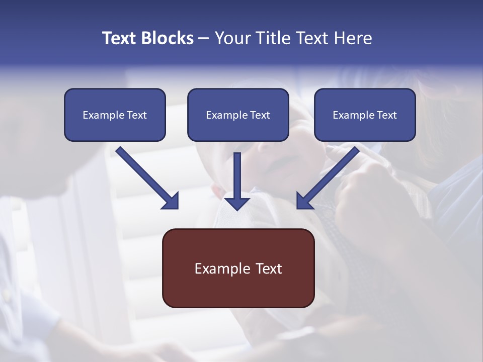 Well Being Blue Gym PowerPoint Template
