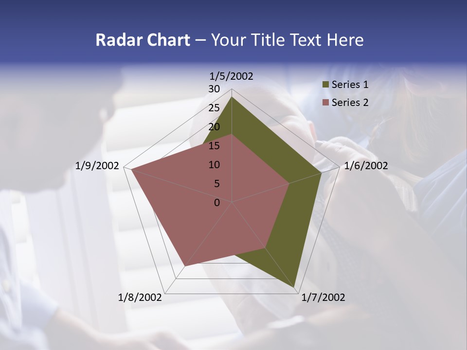 Well Being Blue Gym PowerPoint Template