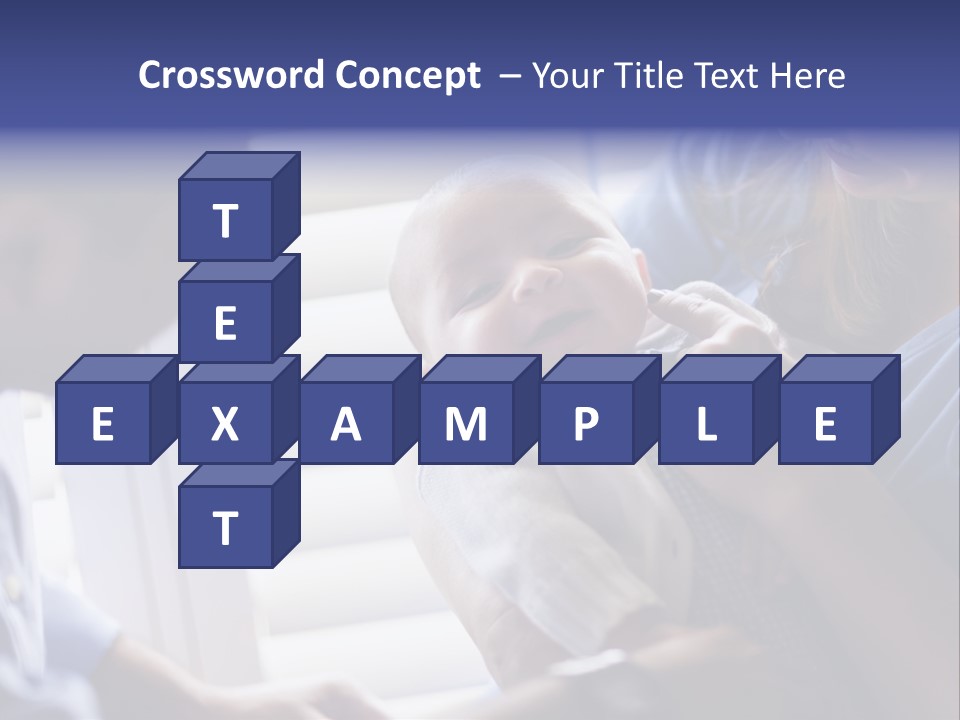 Well Being Blue Gym PowerPoint Template