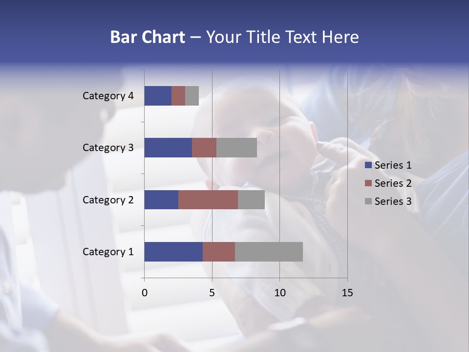 Well Being Blue Gym PowerPoint Template