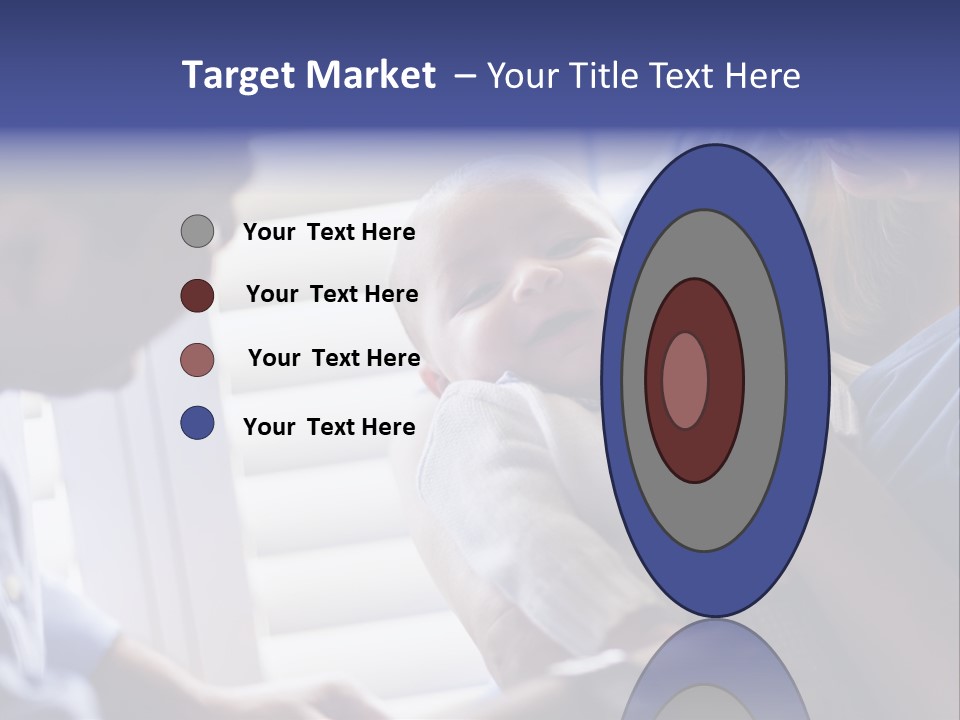 Well Being Blue Gym PowerPoint Template