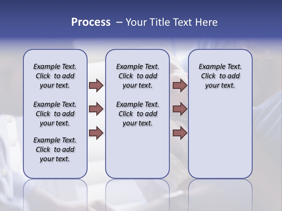Well Being Blue Gym PowerPoint Template