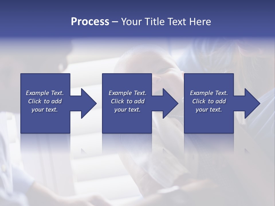Well Being Blue Gym PowerPoint Template