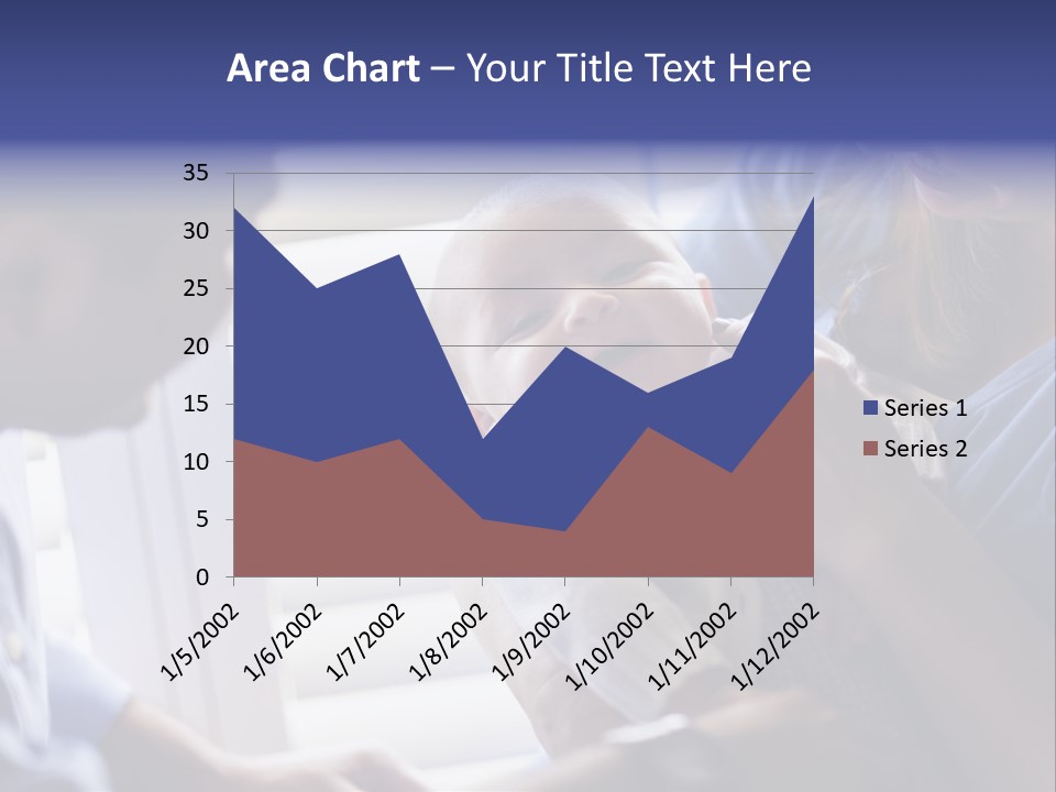 Well Being Blue Gym PowerPoint Template