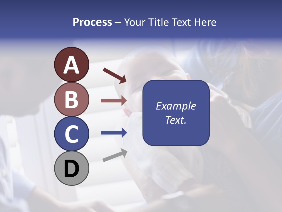 Well Being Blue Gym PowerPoint Template