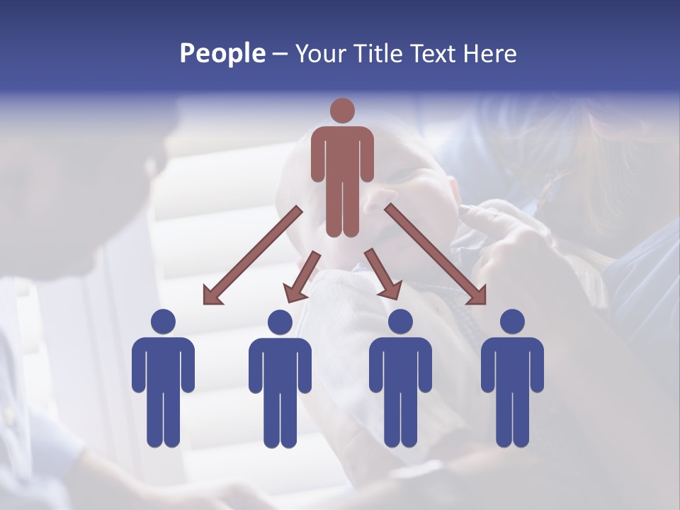 Well Being Blue Gym PowerPoint Template