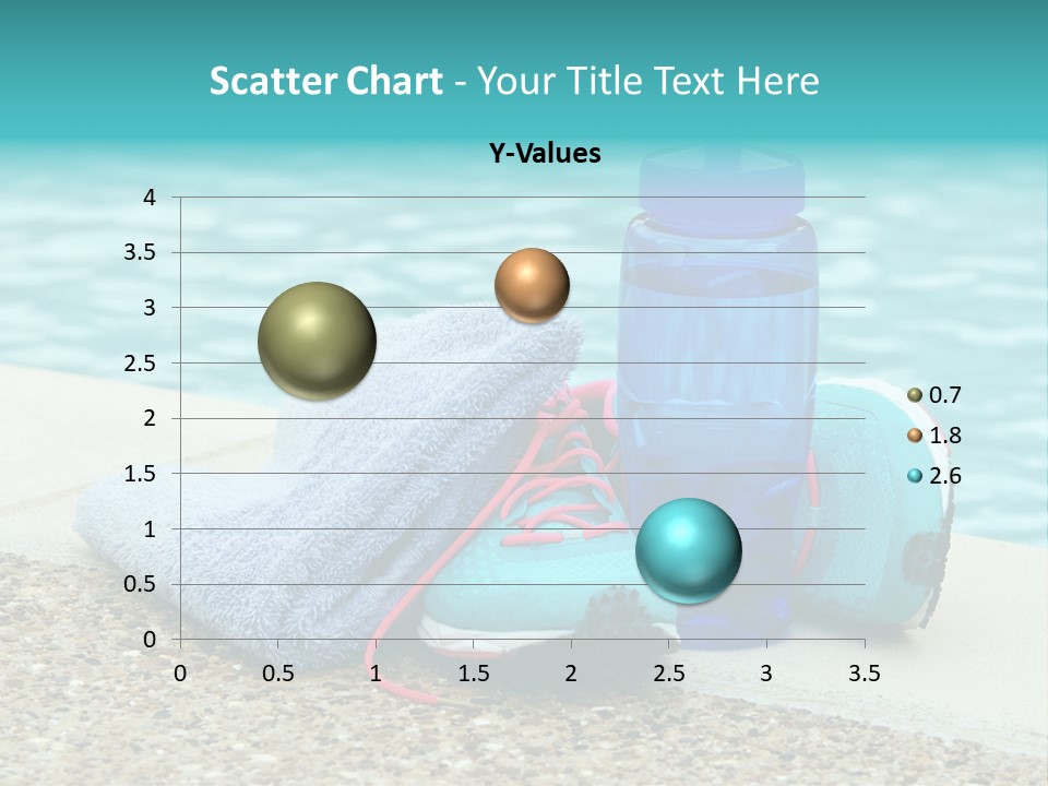 Well Being Blue Gym PowerPoint Template