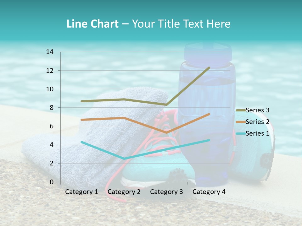 Well Being Blue Gym PowerPoint Template