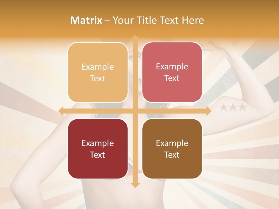 Liberation Muscle American PowerPoint Template