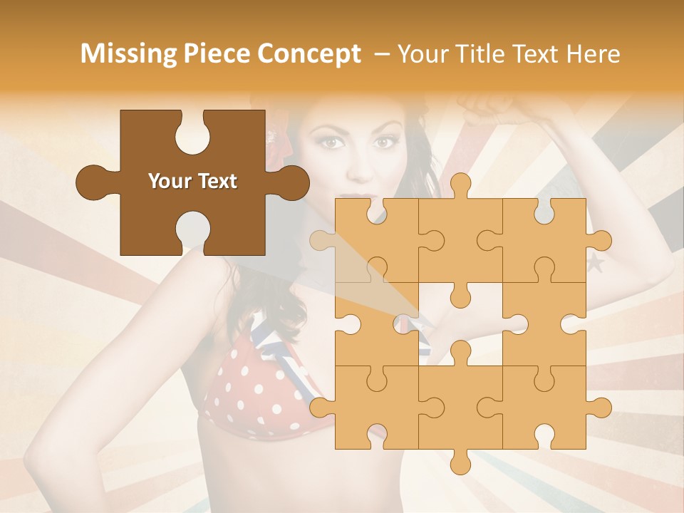 Liberation Muscle American PowerPoint Template