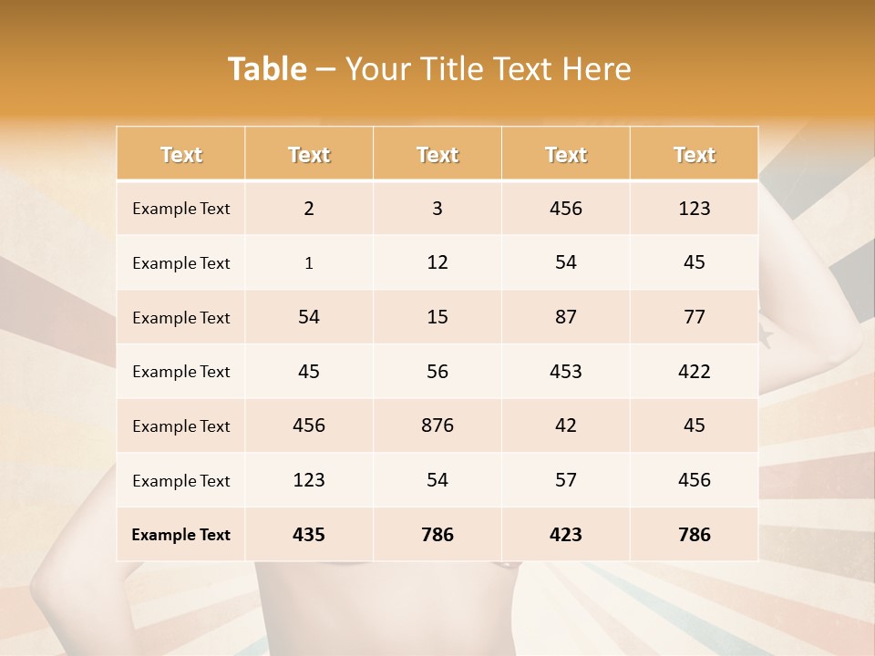 Liberation Muscle American PowerPoint Template