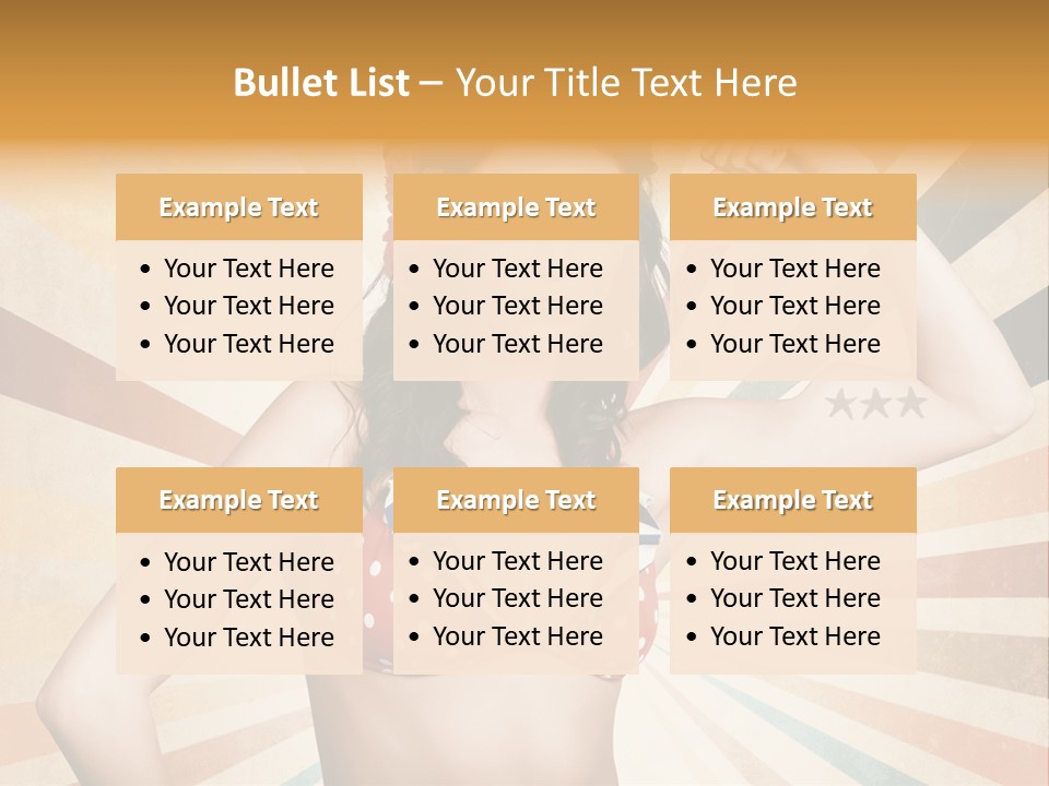 Liberation Muscle American PowerPoint Template