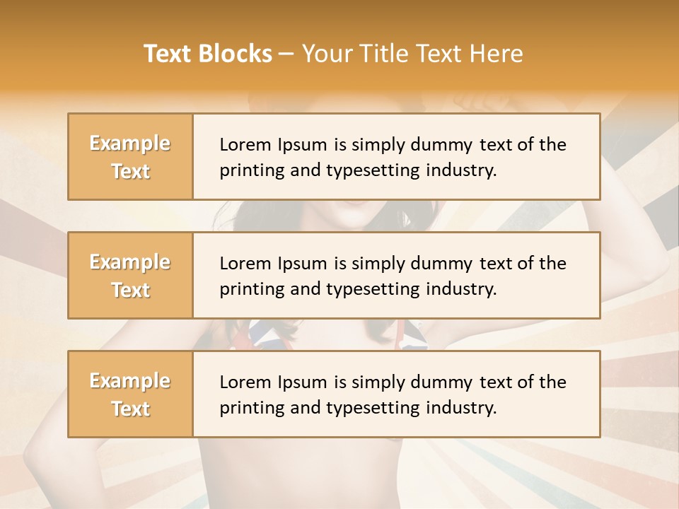 Liberation Muscle American PowerPoint Template