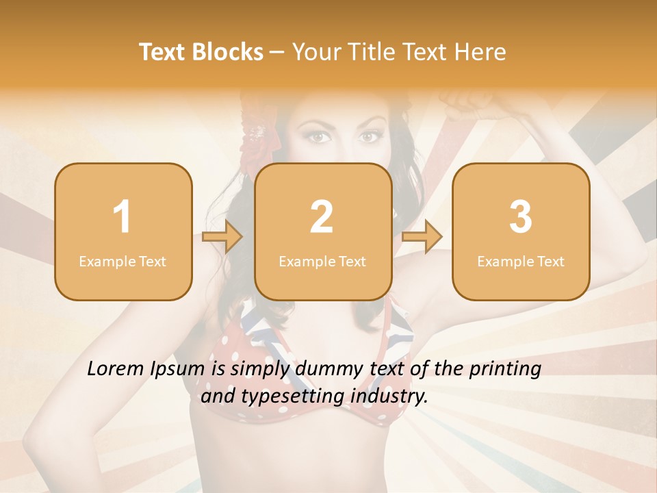 Liberation Muscle American PowerPoint Template