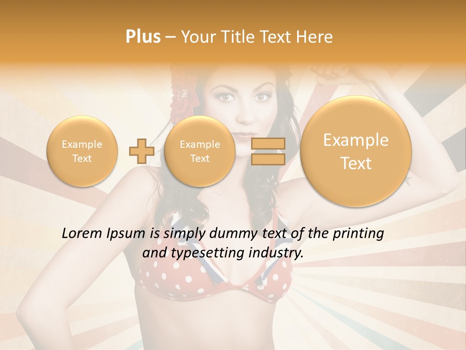 Liberation Muscle American PowerPoint Template