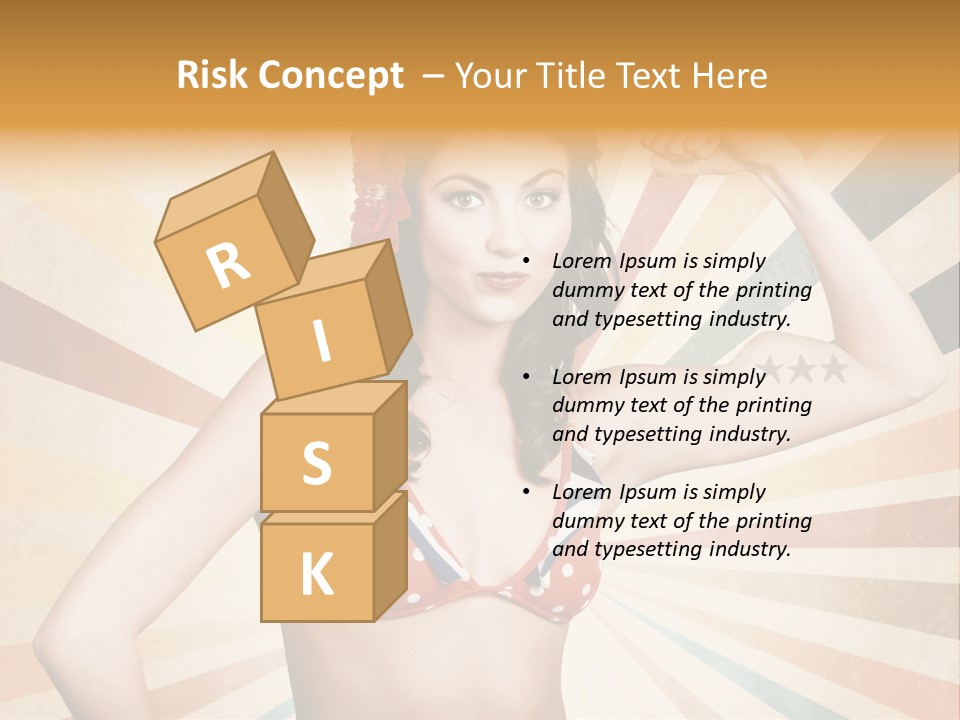 Liberation Muscle American PowerPoint Template