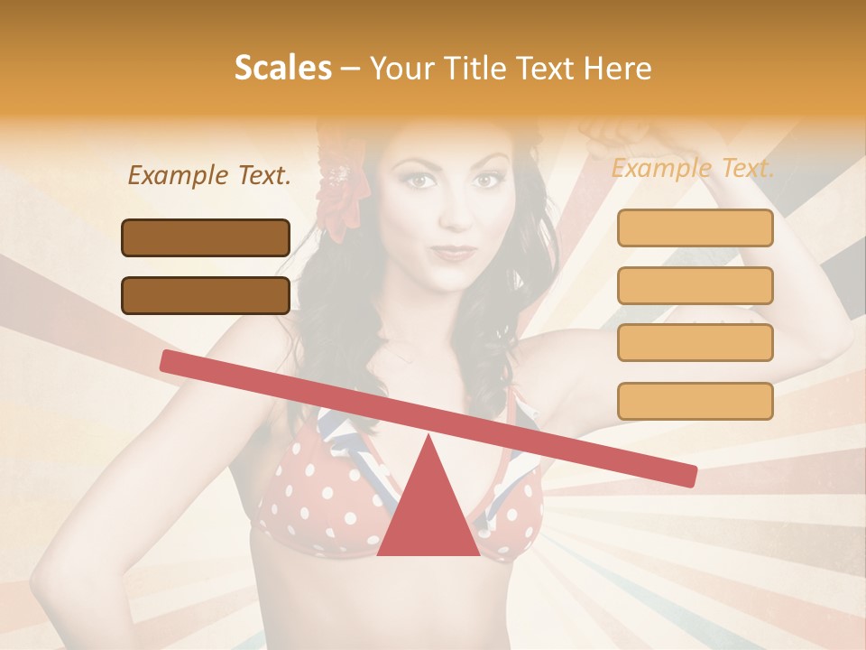 Liberation Muscle American PowerPoint Template