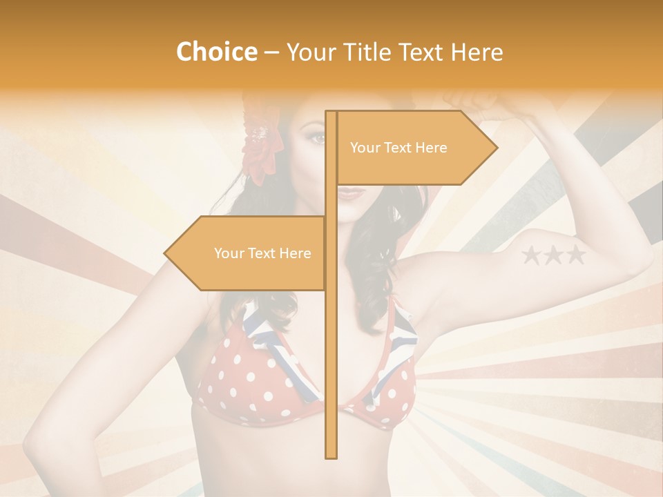 Liberation Muscle American PowerPoint Template