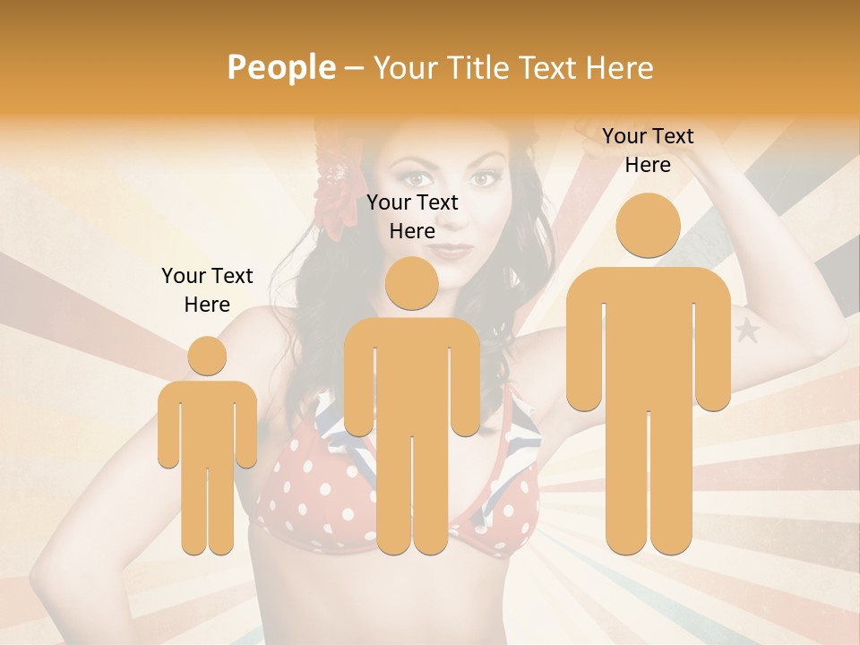 Liberation Muscle American PowerPoint Template