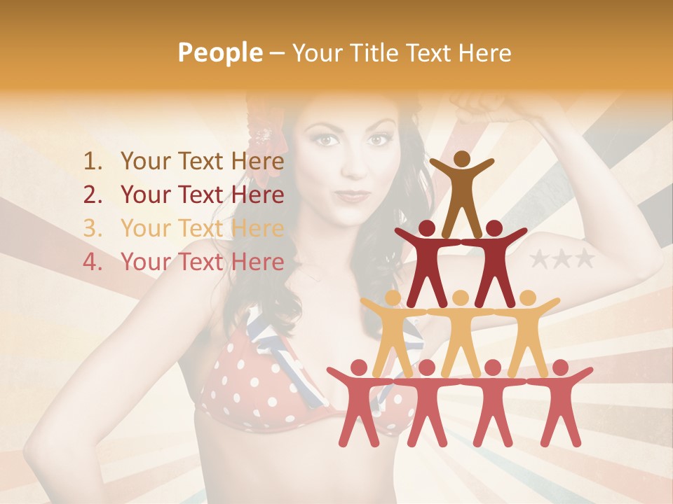 Liberation Muscle American PowerPoint Template