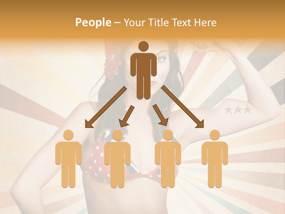 Liberation Muscle American PowerPoint Template