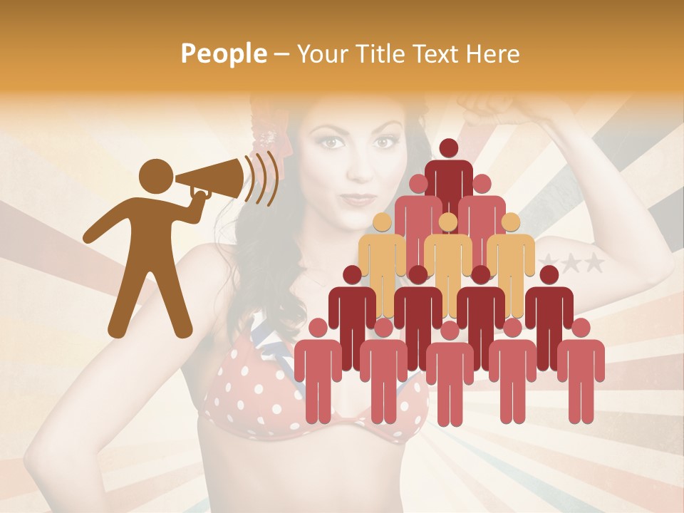 Liberation Muscle American PowerPoint Template