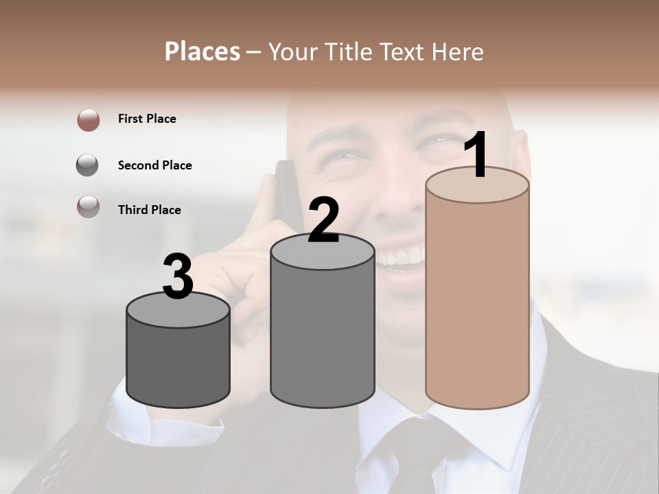 Call Portrait Lifestyle PowerPoint Template