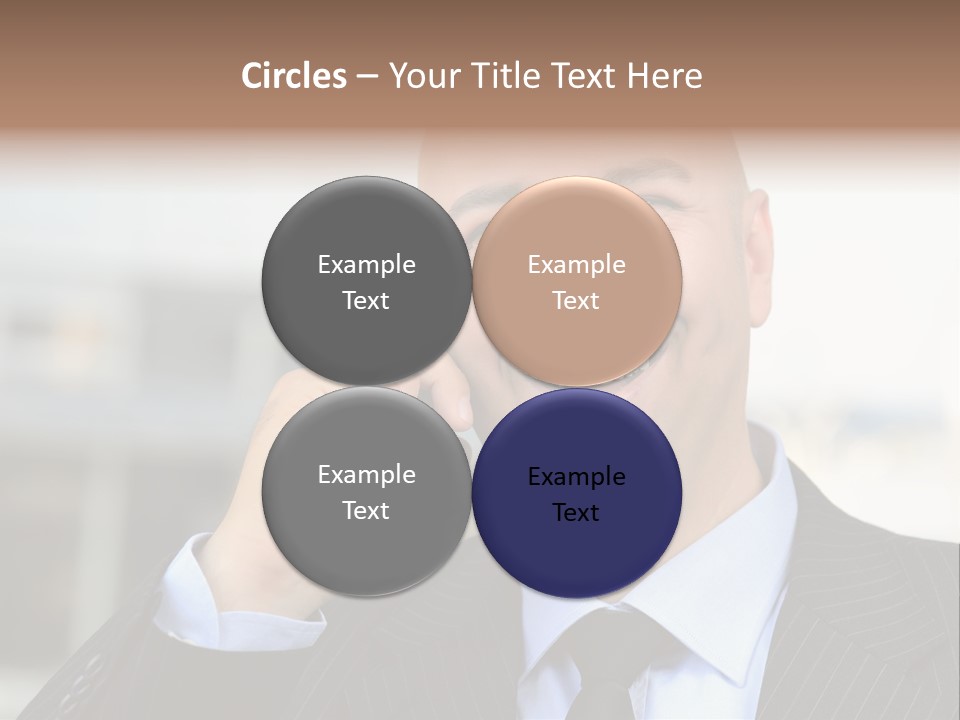 Call Portrait Lifestyle PowerPoint Template