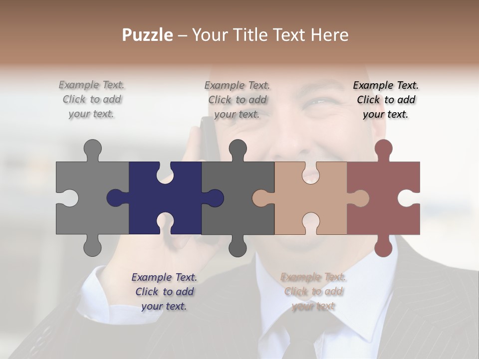 Call Portrait Lifestyle PowerPoint Template