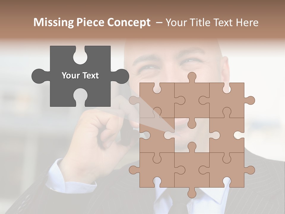 Call Portrait Lifestyle PowerPoint Template