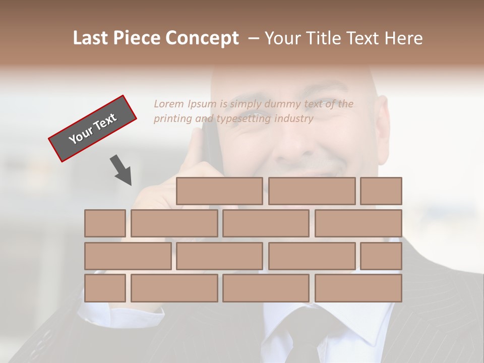 Call Portrait Lifestyle PowerPoint Template