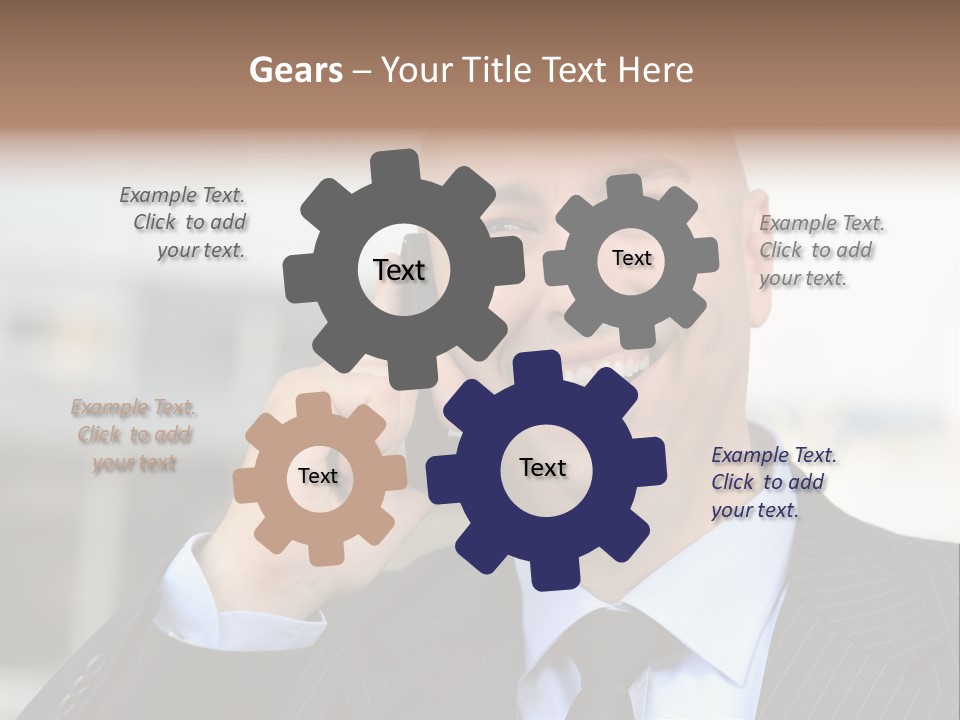 Call Portrait Lifestyle PowerPoint Template