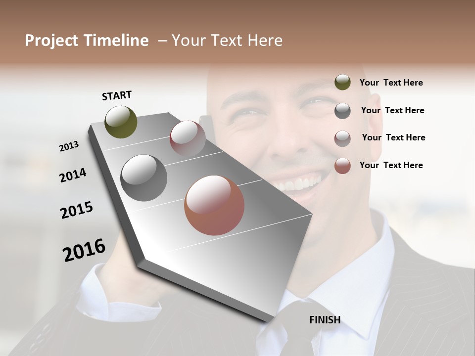 Call Portrait Lifestyle PowerPoint Template