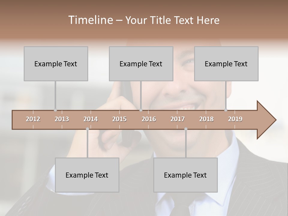 Call Portrait Lifestyle PowerPoint Template