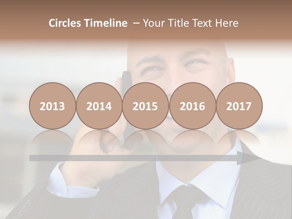 Call Portrait Lifestyle PowerPoint Template